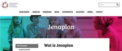 オランダのイエナプランホームページ