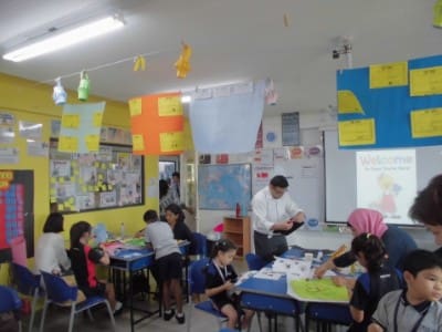 マレーシアのインターの教室の様子