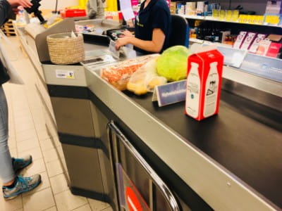 スウェーデンのスーパーのレジ