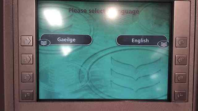 アイルランド ATM操作方法3