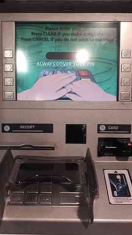 アイルランド ATM操作方法4