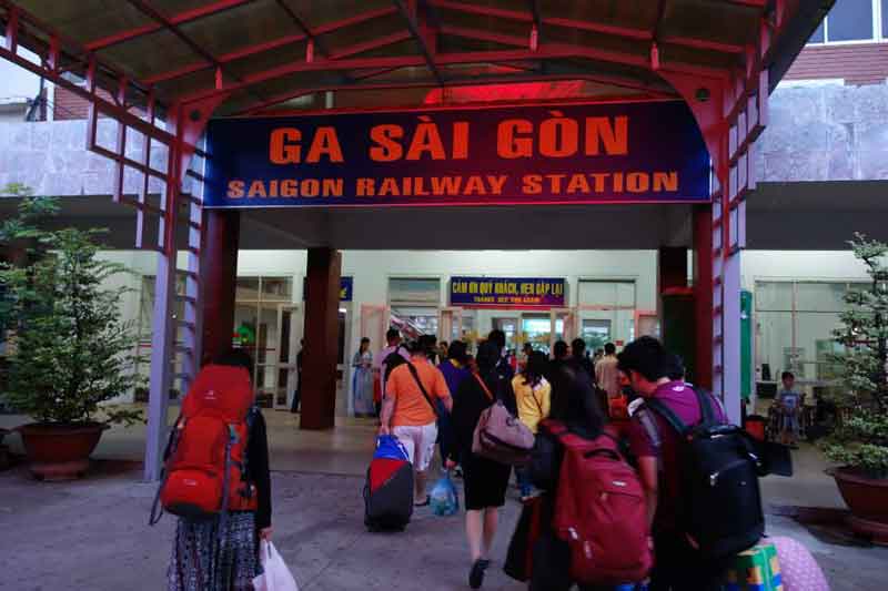 ベトナムのサイゴン駅