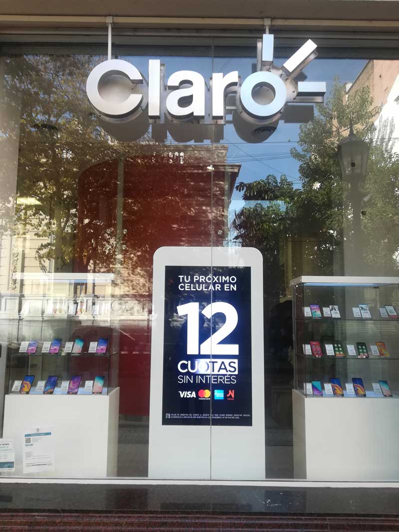 アルゼンチンの携帯キャリア、Claro