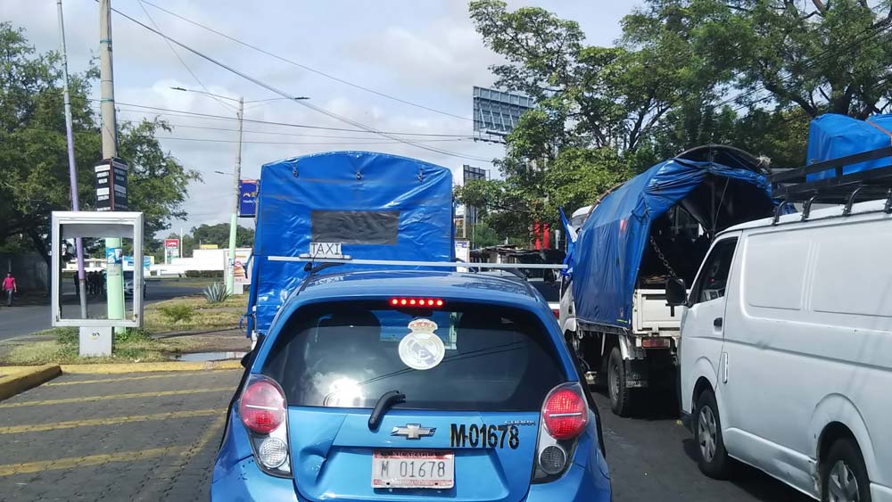 ニカラグアのタクシー