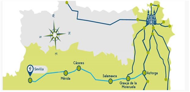 銀の道（Camino de la Plata:カミーノ・デ・ラ・プラタ）