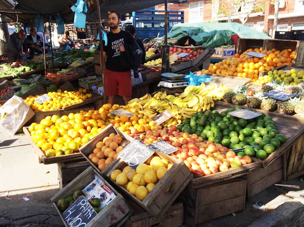 ウルグアイのマーケット、市場