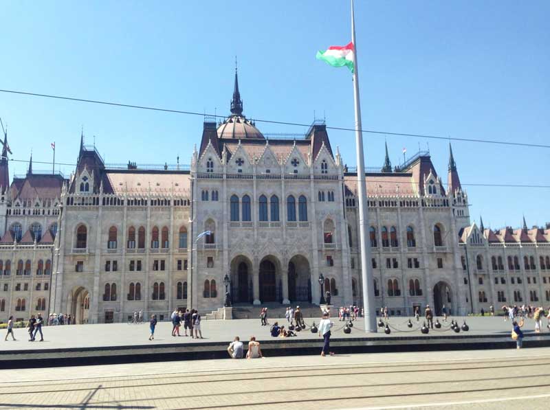 ハンガリーのブダペストの国会議事堂