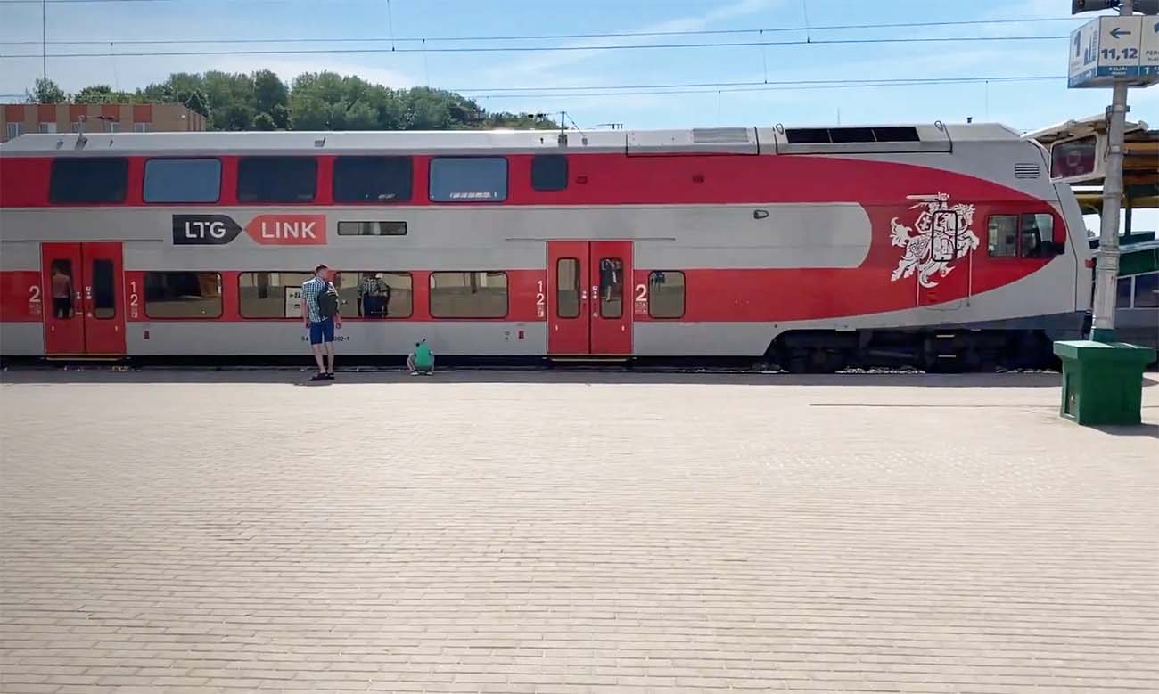 リトアニアの電車