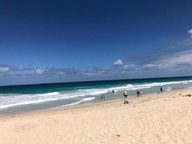 オーストラリアの砂浜