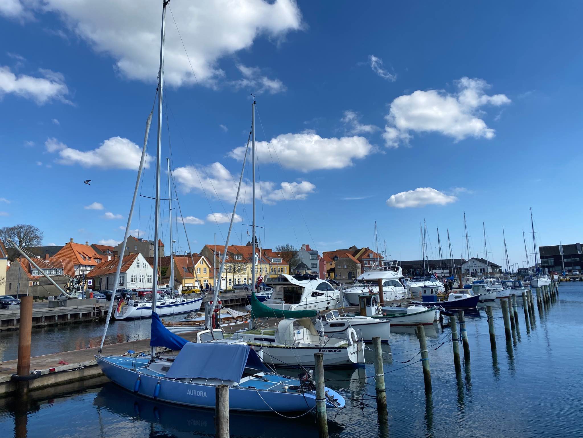 Fyn島の南部にあるFaaborgという港町です。