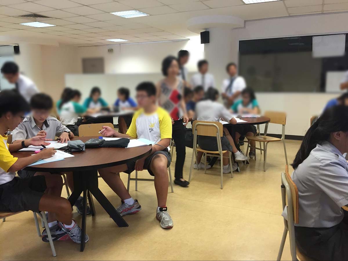 あるシンガポールインターナショナルスクールでの数学の授業